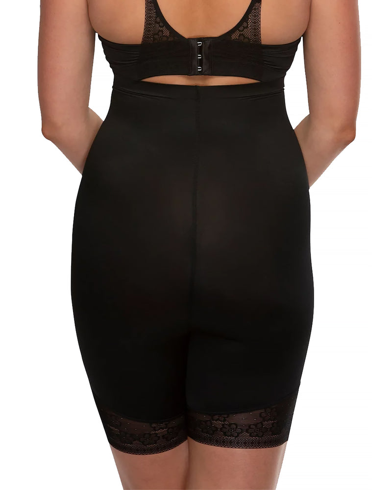BLACK FIRM CONTROL HIGH WAIST THIGH SHAPEWEAR – Specialty Fittings Lingerie