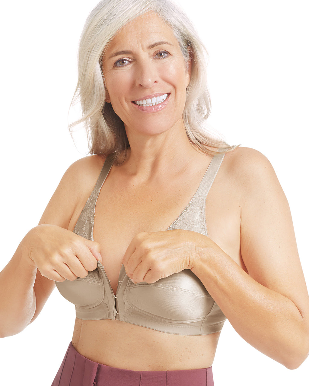 NANCY WIRE FREE FRONT CLOSURE BRA