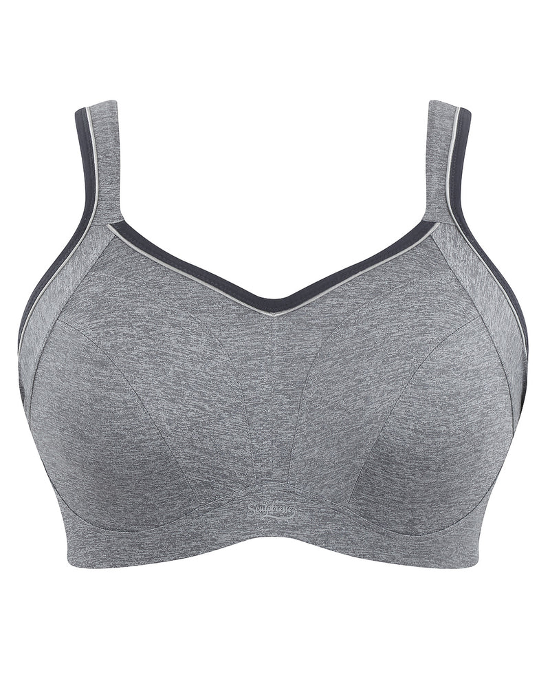 Charcoal Sculpt Double Layer Padded Sports Bra