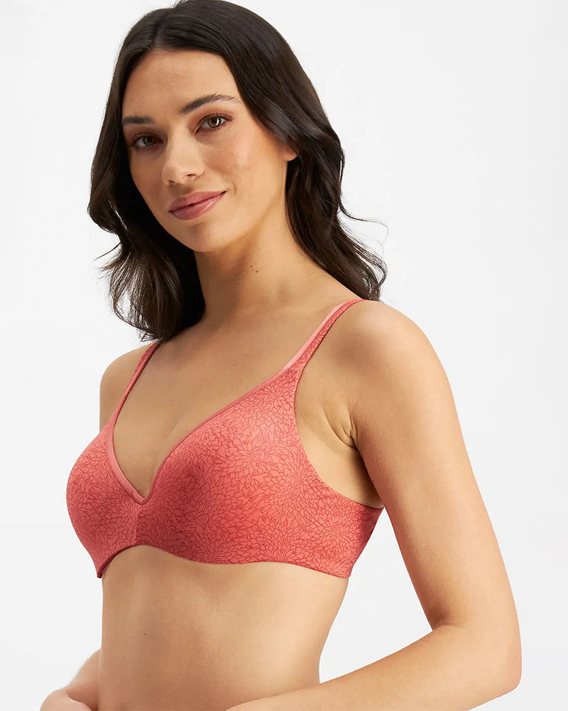 BERLEI BARELY THERE DUSTY RED BRA