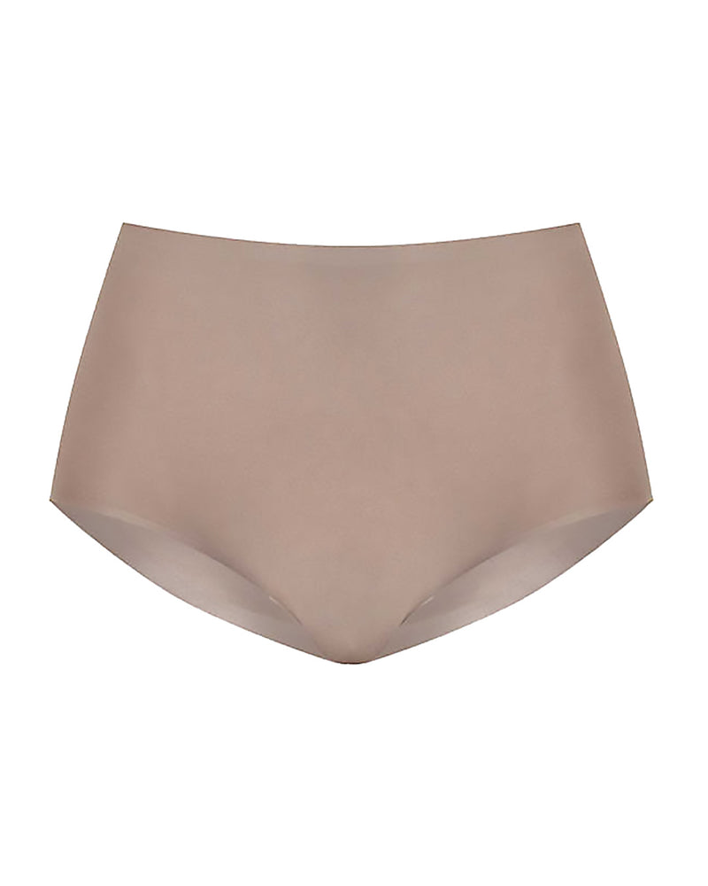 CHANTELLE SoftStretch HIGH WAIST BRONZED TAUPE FULL BRIEF