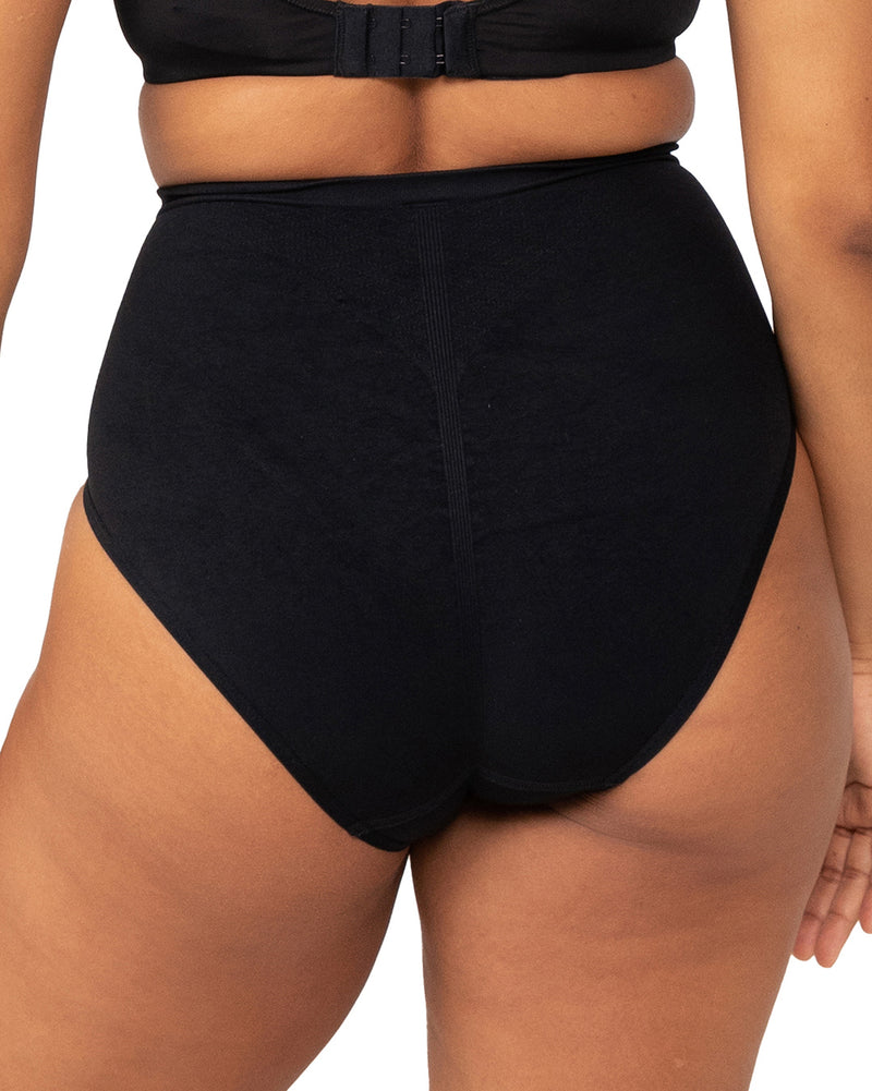 SHAPE SENSATION MINIMISER BLACK PANTY