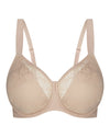 LACY MINIMISER NEW BEIGE BRA