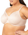 LACY MINIMISER NEW BEIGE BRA