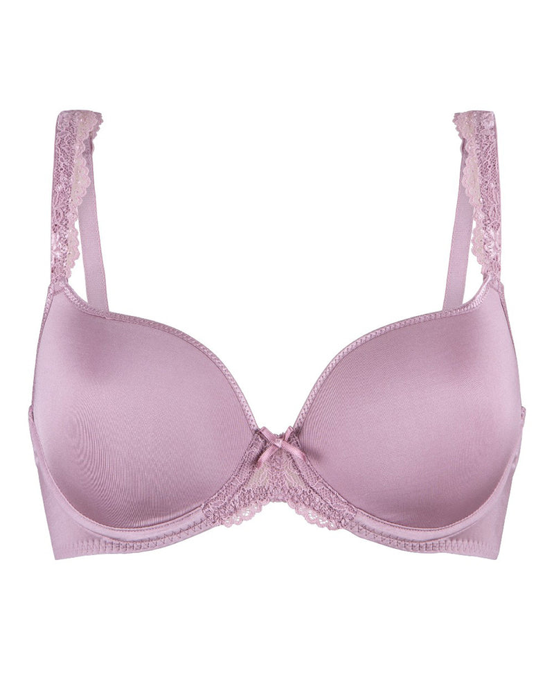 DAILY LACE UNI-FIT MAUVE SHADOW T-SHIRT BRA