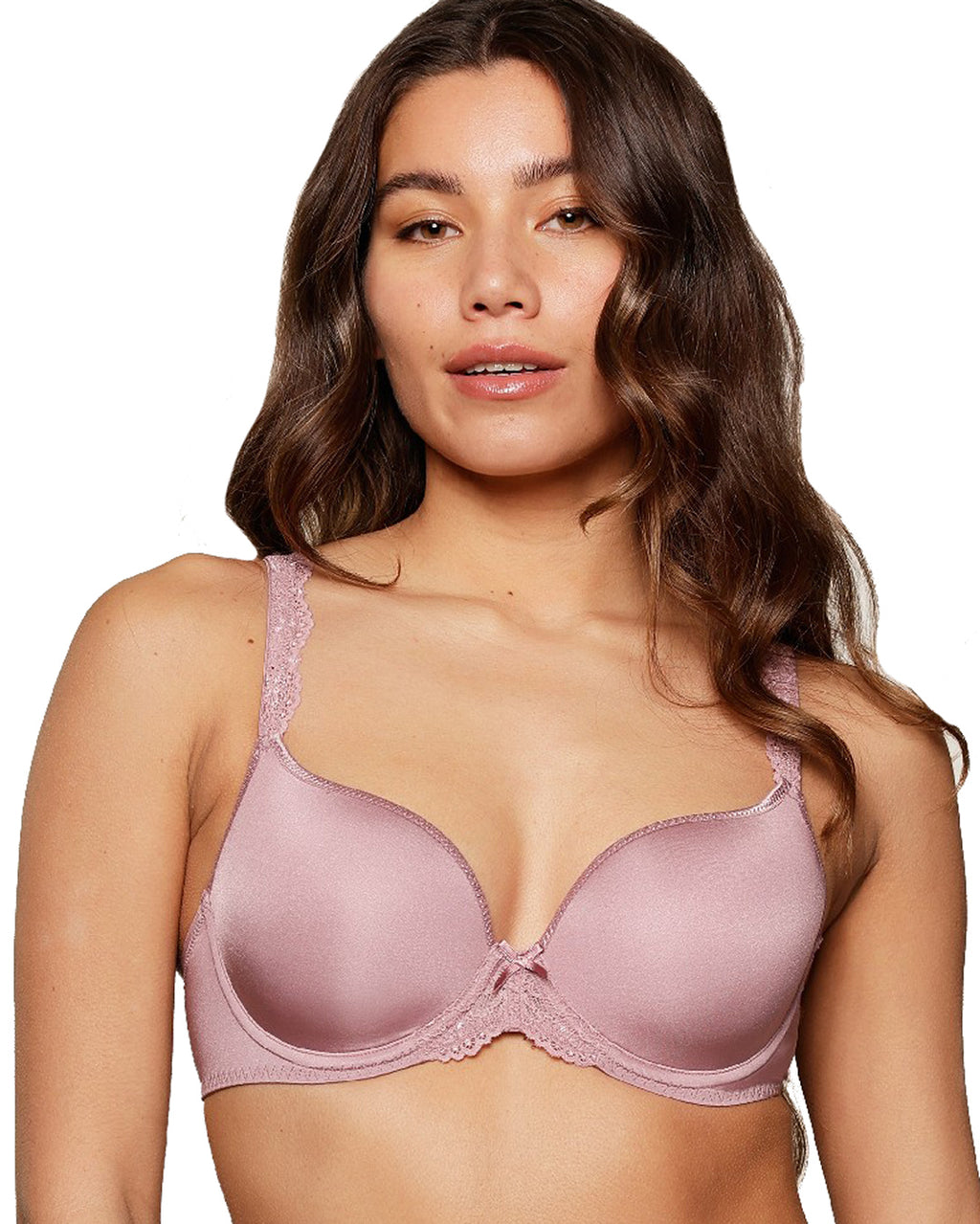 DAILY LACE UNI-FIT MAUVE SHADOW T-SHIRT BRA