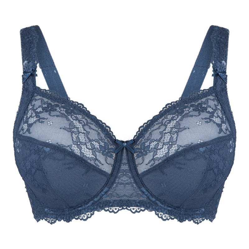 DAILY LACE DARK DENIM FULL COVERAGE CUP BRA