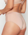 DAILY LACE BLUSH HIGH WAIST BRIEF