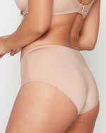 DAILY LACE BLUSH HIGH WAIST BRIEF