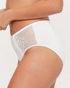 DAILY LACE IVORY HIGH WAIST BRIEF