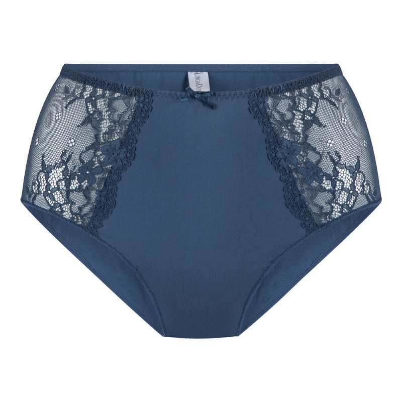 DAILY LACE DARK DENIM HIGH WAIST BRIEF