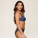 DAILY LACE DARK DENIM BRIEF