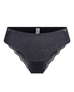 DAILY LACE BLACK NUDE JACQUARD BRIEF