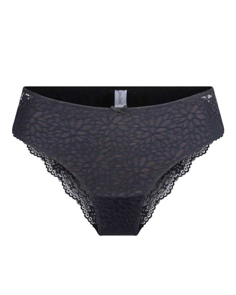 DAILY LACE BLACK NUDE JACQUARD BRIEF