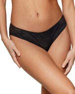 DAILY LACE BLACK NUDE JACQUARD BRIEF