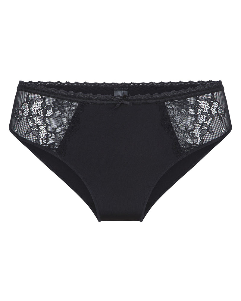 DAILY LACE BLACK BIKINI BRIEF