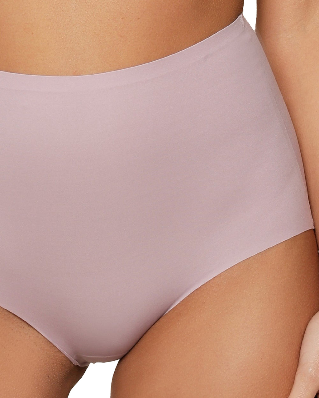 DAILY CLEAN CUT MAUVE SHADOW HIGH WAIST BRIEF - 2PK