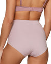 DAILY CLEAN CUT MAUVE SHADOW HIGH WAIST BRIEF - 2PK