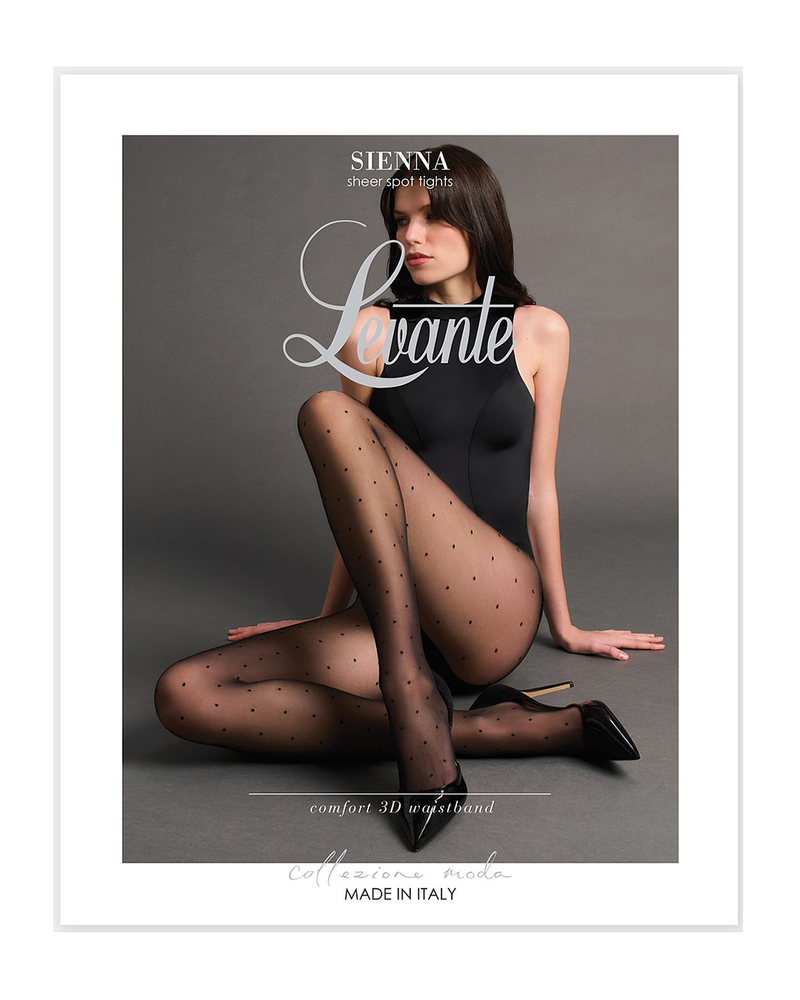 SIENNA BLACK SHEER SPOT TIGHT