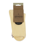 ORGANIC COTTON WIDE RIB MERINGUE CREW SOCK