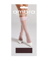 COLOURED SHEER FUDGE KNEE HIGH