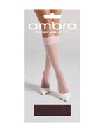 COLOURED SHEER FUDGE KNEE HIGH