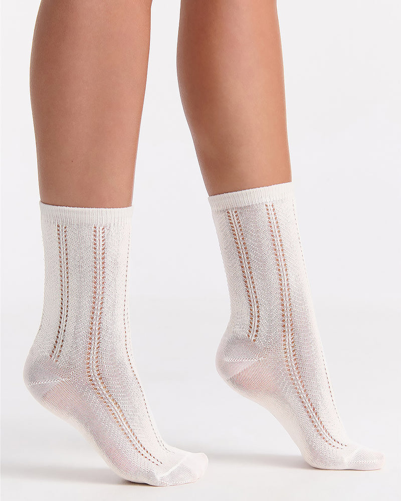 MELINA BIANCO CREW SOCK