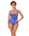 AZORES ONE PIECE BANDEAU SWIMSUIT