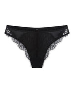 BLACK LACE COLLECTION THONG