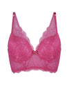 PINK LACE BUSTIER BRA