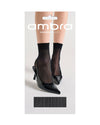 CHEVRON BLACK HOSIERY SOCK