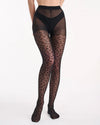 LEOPARD BLACK SHEER TIGHT