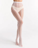 LINKED WHITE NET TIGHT