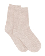 FINE CABLE CREW SOCK OATMEAL