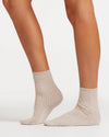 FINE CABLE CREW SOCK OATMEAL