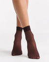 COLOURED SHEER ANKLET 2 PK