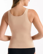 SEAMLESS SMOOTHIES REVERSIBLE NUDE TANK WITH SHELF BRA