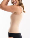 SEAMLESS SMOOTHIES REVERSIBLE NUDE TANK WITH SHELF BRA