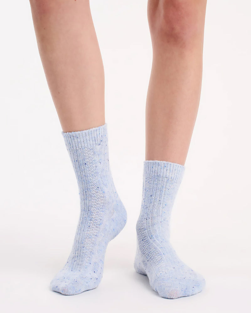 FLECK WOOL CREW SOCK 2 PK
