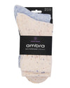 FLECK WOOL CREW SOCK 2 PK