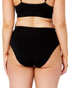 BONDI BARE BLACK HI CUT BRIEF