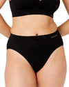BONDI BARE BLACK HI CUT BRIEF