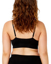 BONDI BARE BLACK LONGLINE BRA