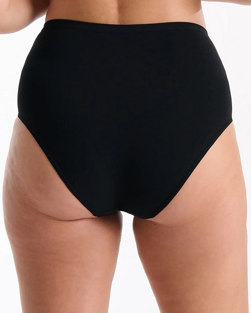 PUREBASICS BLACK FULL BRIEF - 2PK