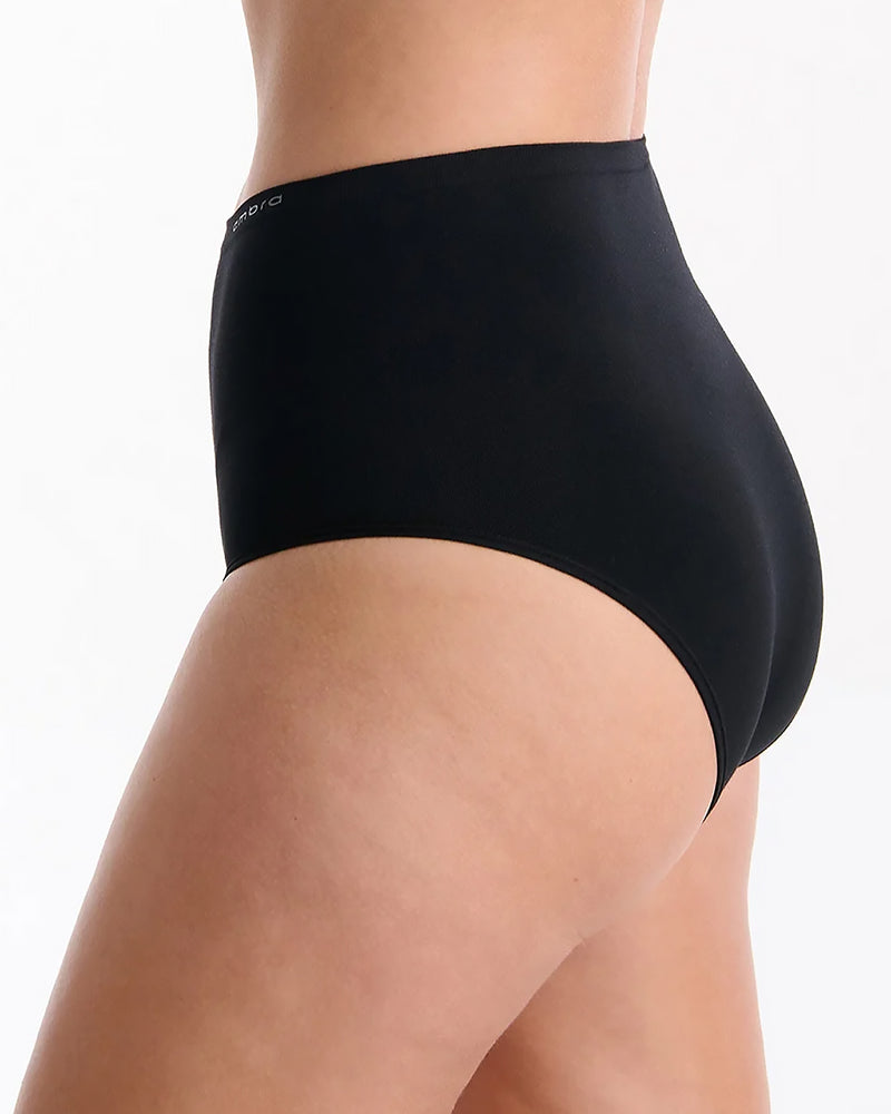 PUREBASICS BLACK FULL BRIEF - 2PK