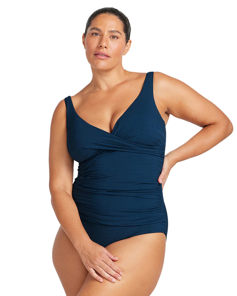 ARIA DELACROIX NAVY ONE PIECE SWIMSUIT