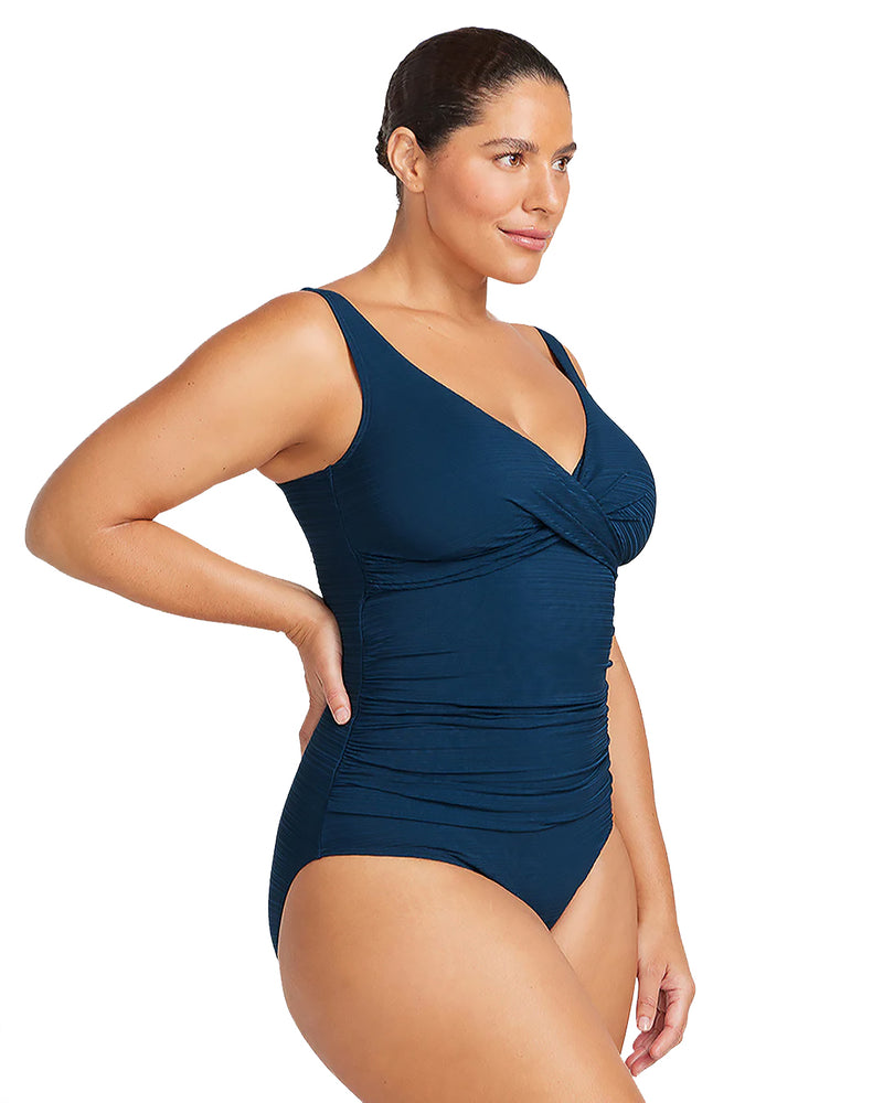 ARIA DELACROIX NAVY ONE PIECE SWIMSUIT