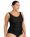 HUES RAPHAEL E/F UW BLACK TANKINI TOP
