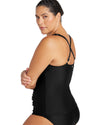 HUES RAPHAEL E/F UW BLACK TANKINI TOP