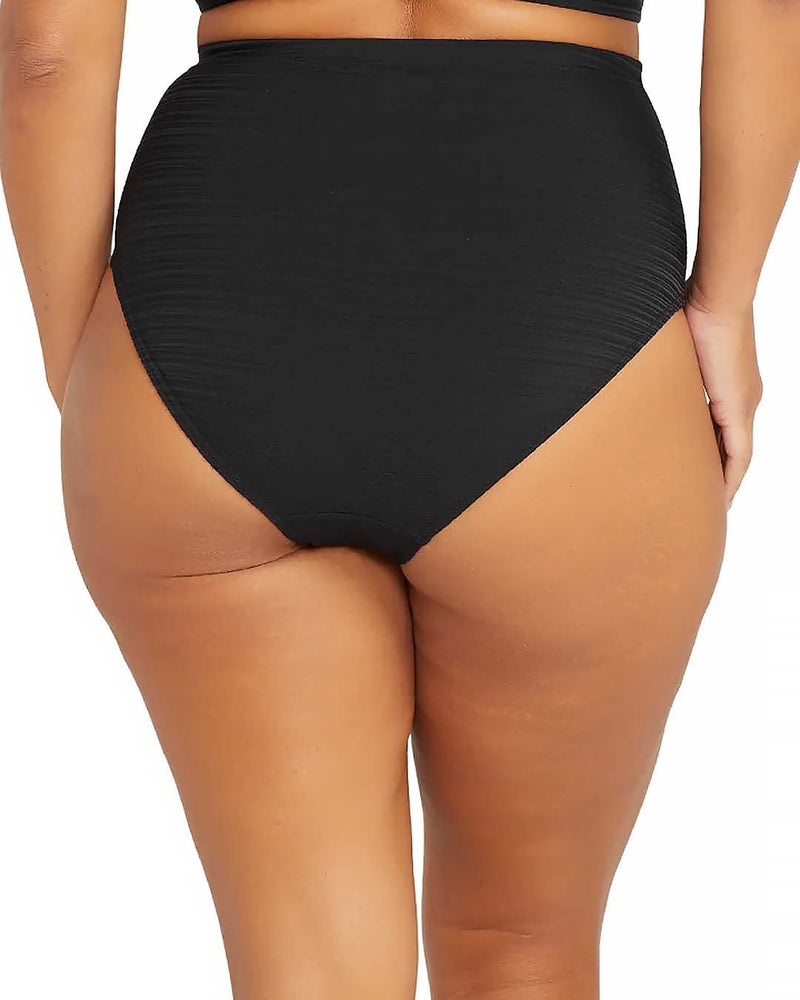 ARIA RENOIR BLACK HIGH WAIST BIKINI BOTTOM